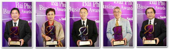 ผู้ได้รับรางวัล Bai Po Business Awards by Sasin 2008 ครั้งที่ 1